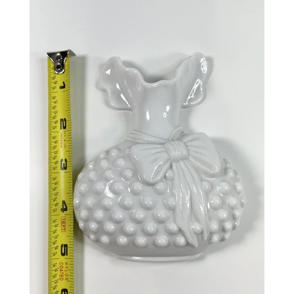 Vtg 1984 Burwood Hobnail Plastic Mirror‎ Wall Sconces Candle Holders Set Of 5